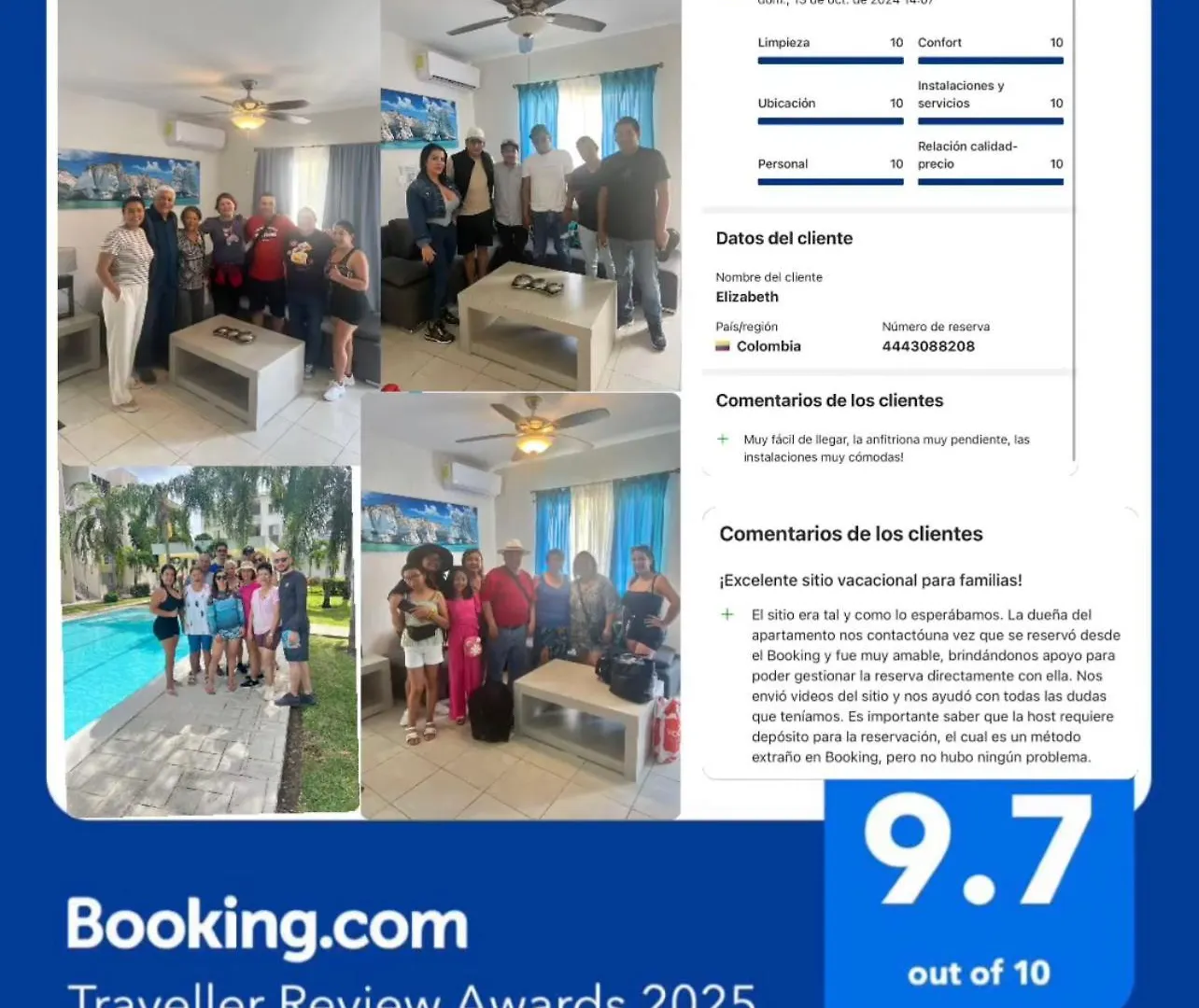 Departamento Blue Vacacional Apartment Playa del Carmen